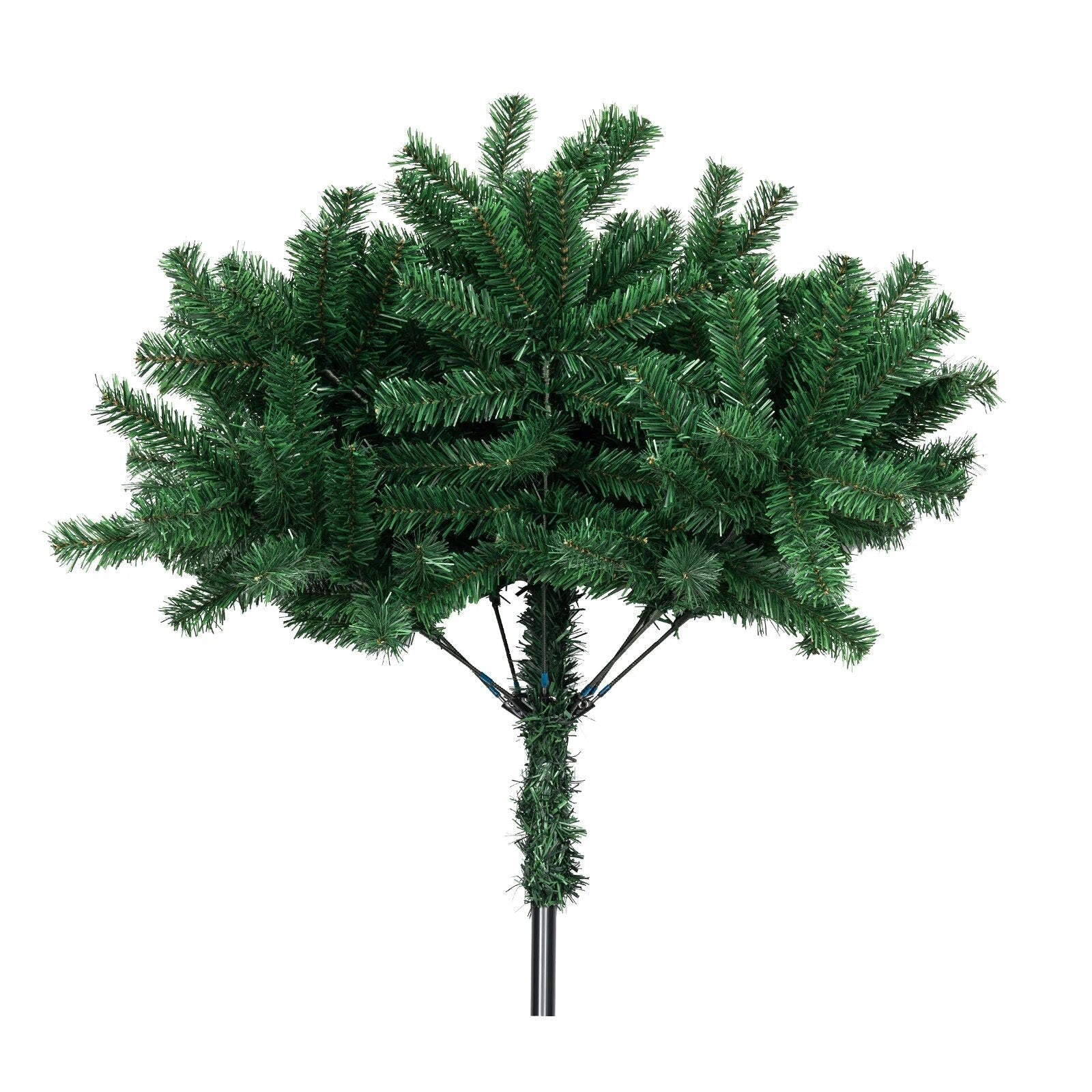  Sale 6FT Christmas Tree Artificial Decoration with PVC Foldable Metal Folda image 2