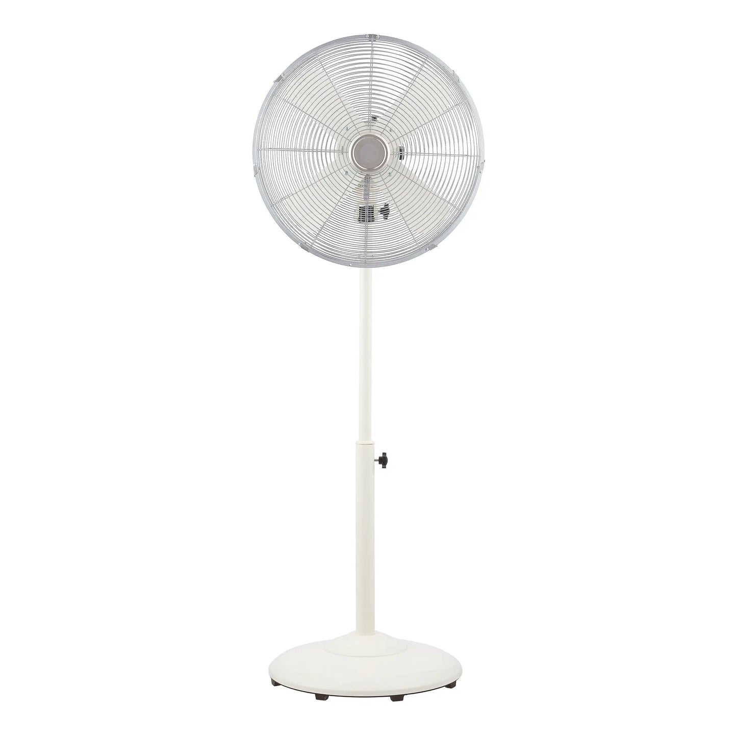 16'' Retro 3-Speed Metal Standing Fan, Black Rechargeable Fan image 1