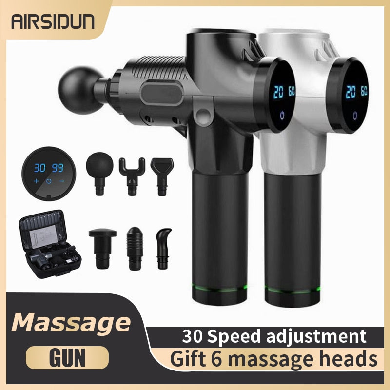 Portable Massage Gun for Body Neck Deep Tissue Muscle Relaxation Gout Pain Reli image 1