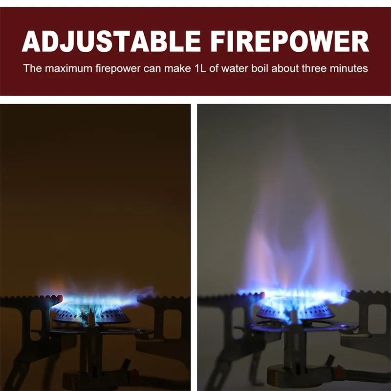 Widesea Camping Gas Stove Outdoor Tourist Burner Strong Fire Heater Tourism Coo image 1