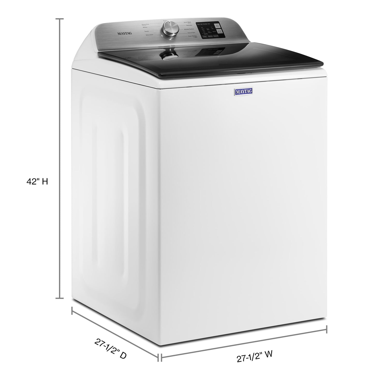 Maytag 4.8 cu. ft. Washer and 7.0 cu. ft. GAS Dryer with Wrinkle Control image 1