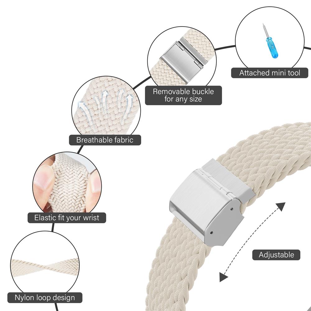 Braided Solo Loop For Apple watch band 44mm 45mm 49mm 40mm 41mm 38mm 42mm Nylon image 9