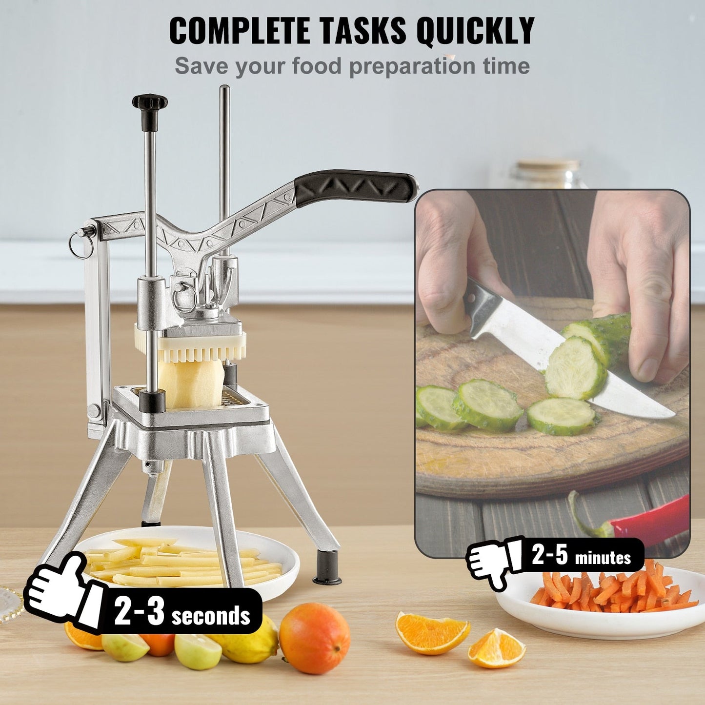 VEVOR Commercial Vegetable Fruit Heavy Duty  Food Dicer Kattex Fren image 5