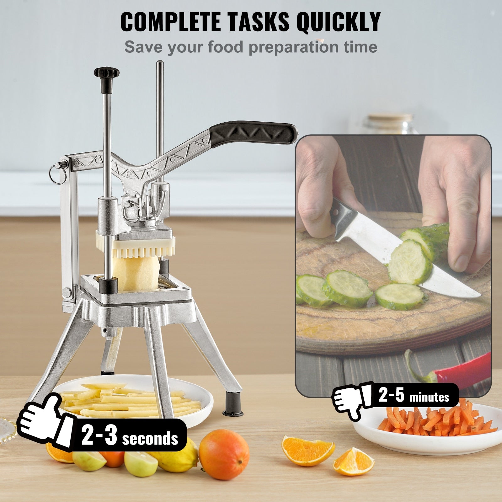 VEVOR Commercial Vegetable Fruit Heavy Duty  Food Dicer Kattex Fren image 5