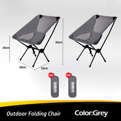 TANXIANZHE Outdoor Portable Camping Chair Oxford Cloth Folding Lengthen Seat fo image 6