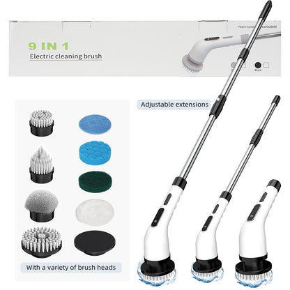 Viladepot Electric Cleaning Brush 9 in 1 Multifunctional Wireless Rotatable Cle image 1