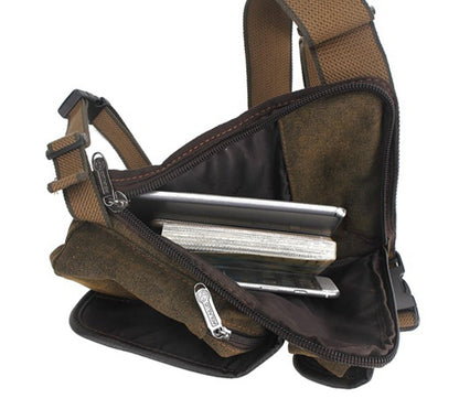 Men Drop Leg Bag Waist Fanny Pack Motorcycle Rider Tactical Military Messenger  image 11