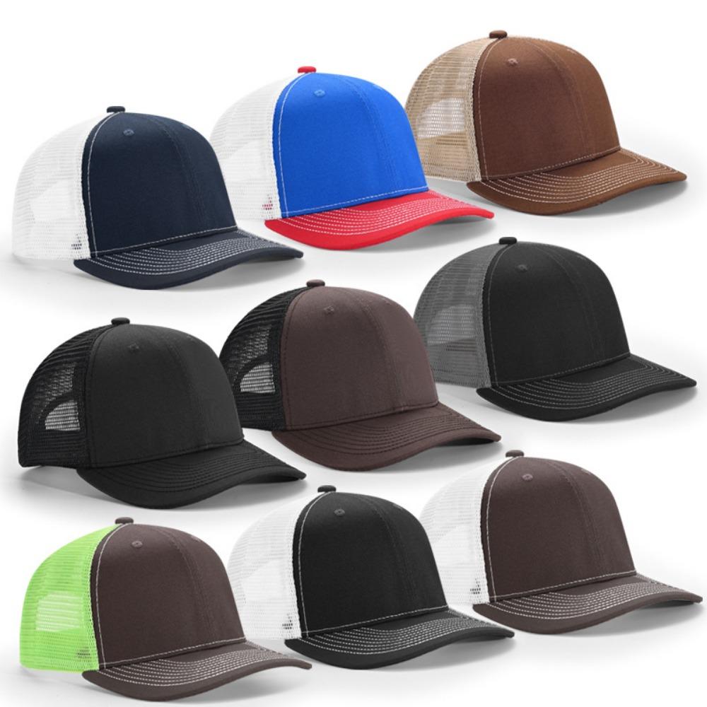 Hot Sale Unisex Cap Slight Curved Brim Style Trucker Hat  Men & Women Casual Ou image 20
