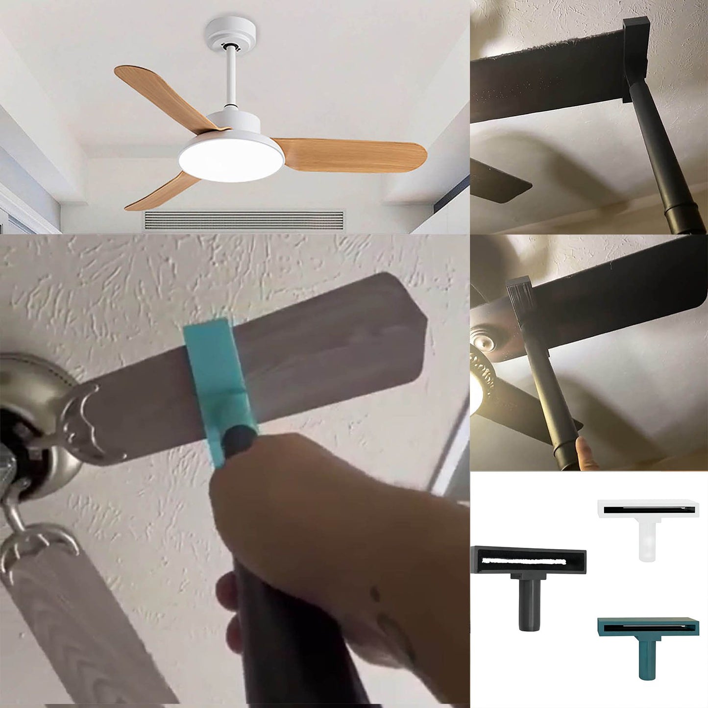 Ceiling Fan Blade Cleaning Vacuum Attachment Scratch Resistant Internal Felt Li image 0