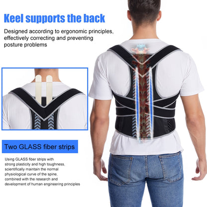 TopRunn Adjustable Posture Corrector Back Support Shoulder Back Brace Posture C image 5