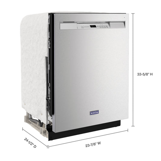 Maytag Front Control Dishwasher  with Dual Power Filtration image 0