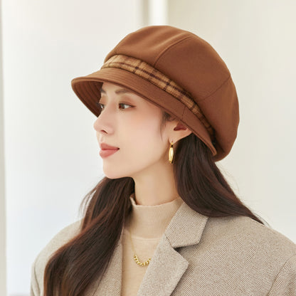 Women's new autumn and winter fisherman hat, casual and versatile basin hat, Br image 2