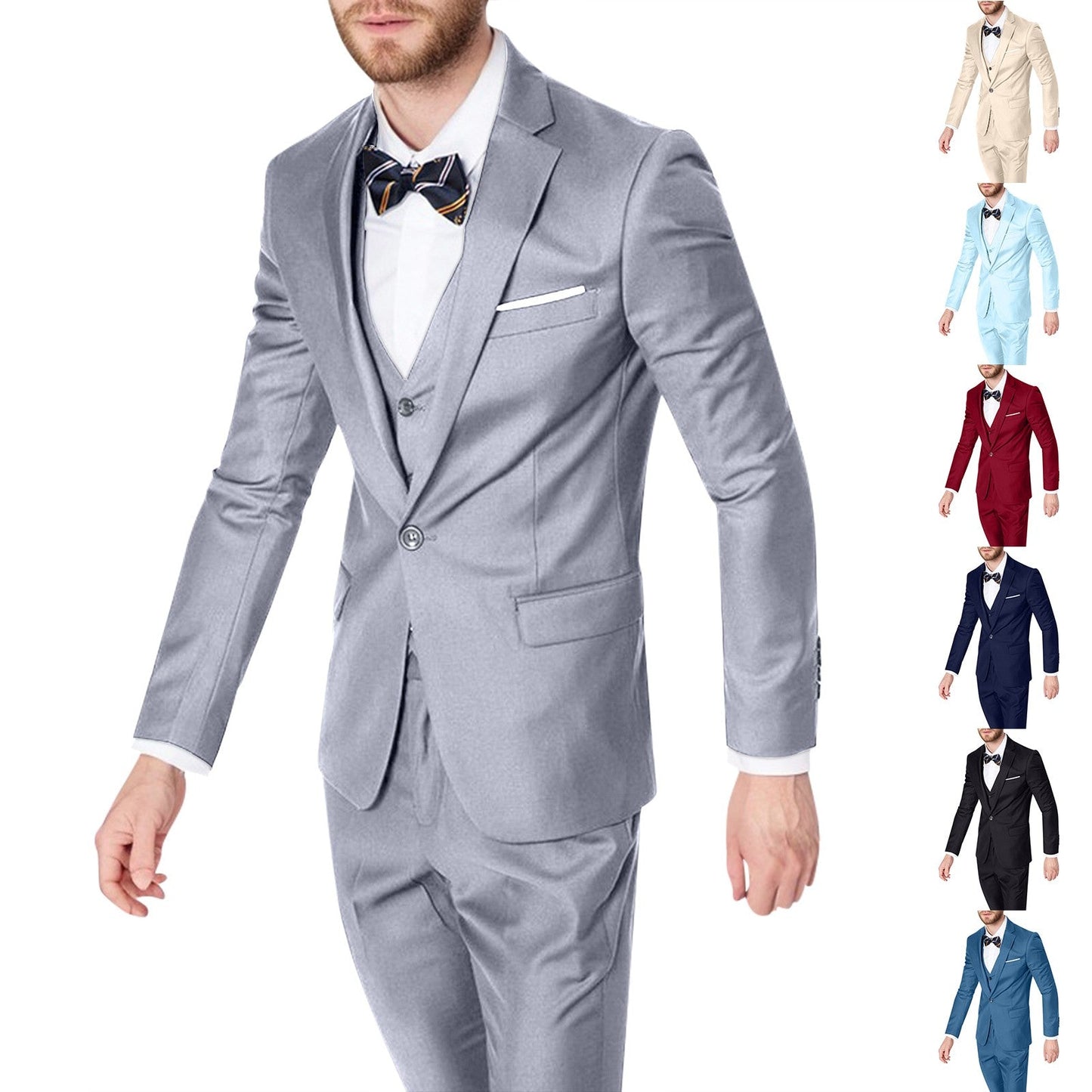 Men  Suits For Wedding 2 Pieces 2 Set Jackets Vest Pants Classic