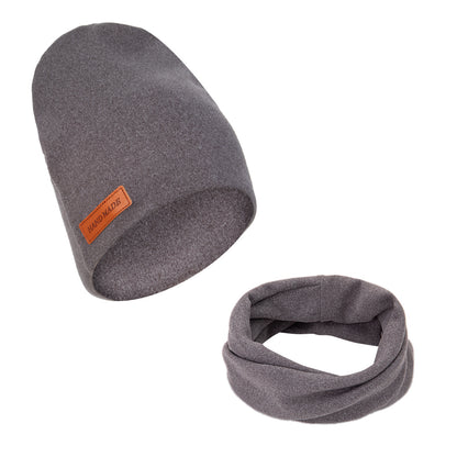 2Pcs/Lot Faux Cashmere Baby Turban Hats Scarf Set Newborn Kids Leather Stick Wi image 4