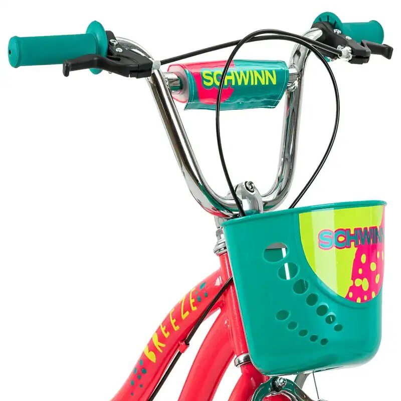 Breeze Girls Kids Bike with Basket, Pink image 3