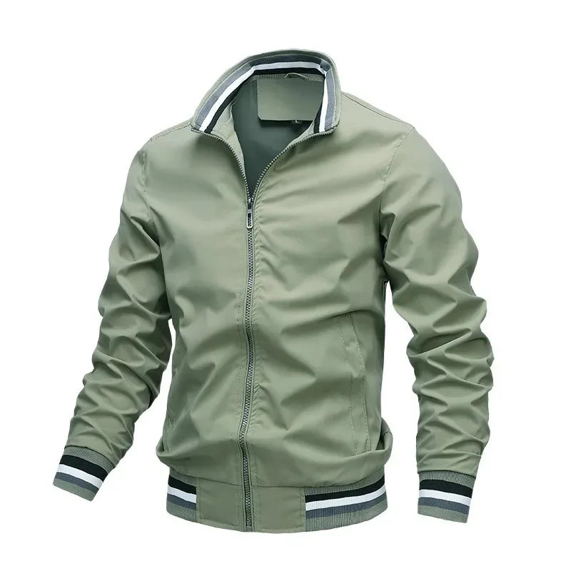 Men's Casual Four Seasons Windproof Waterproof Aviator Jacket Outdoor Sports St image 7