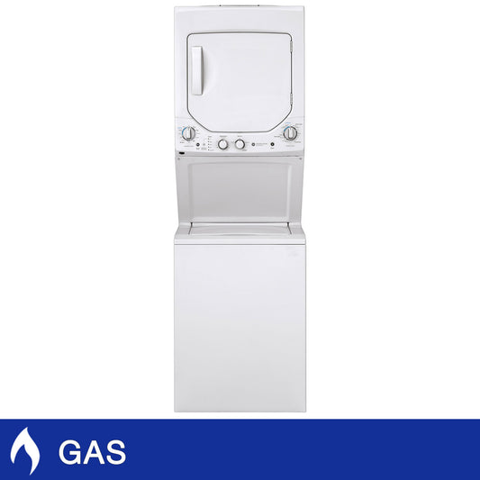 GE Unitized Spacemaker 2.3 cu. ft. Washer and 4.4 cu. ft. GAS Dryer image 0