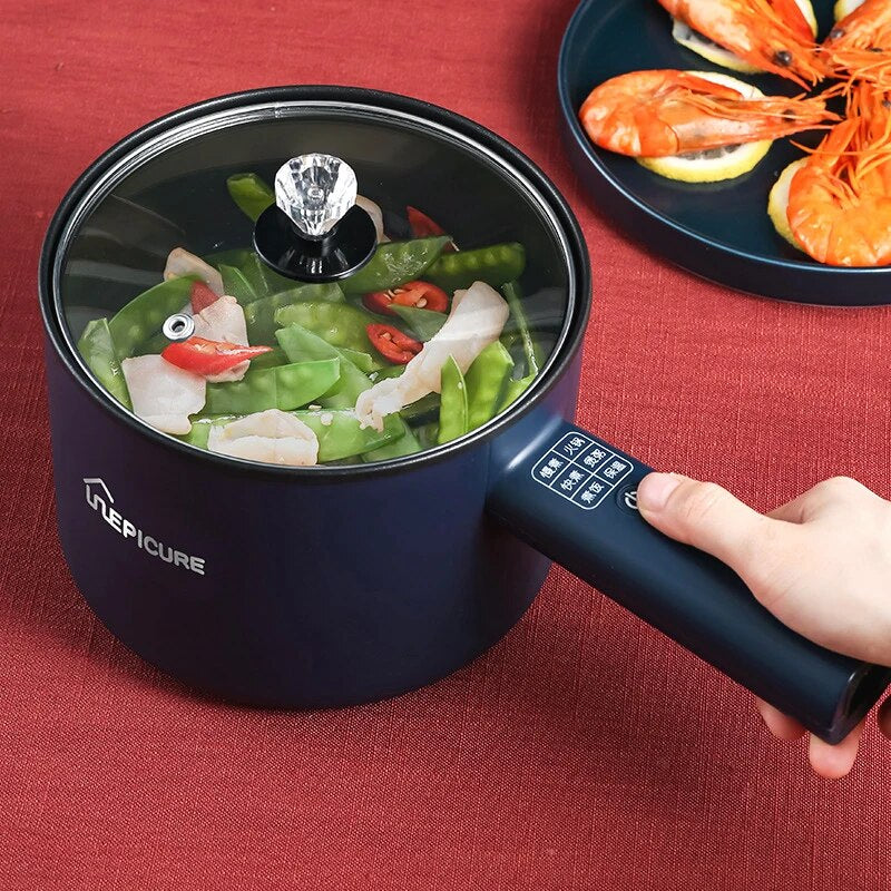 Multi-function Mini Cooker Non-stick Pan Single/Double Layer Electric Cooking M image 4