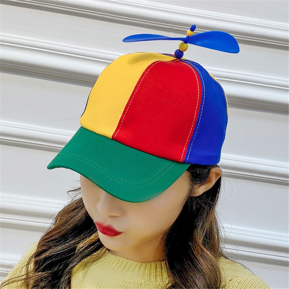 Funny Snapback Hat Helicopter Propeller Adventure Dad Hat Rainbow Bamboo Dragon image 6