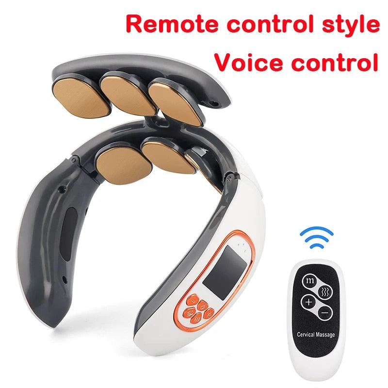 Neck Massage Instrument Intelligent Electric Rechargeable Heating  Pressing image 5