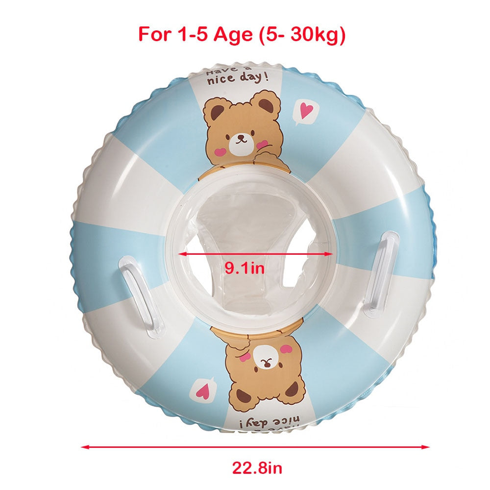 ROOXIN Baby Swim Ring Tube Inflatable Toy Swimming Ring Seat For Kid Child Swim image 5