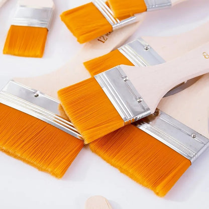 12pcs/set Memory Nylon Paint Brushes Set for Acrylic Oil Drawing Watercolor Woo image 2