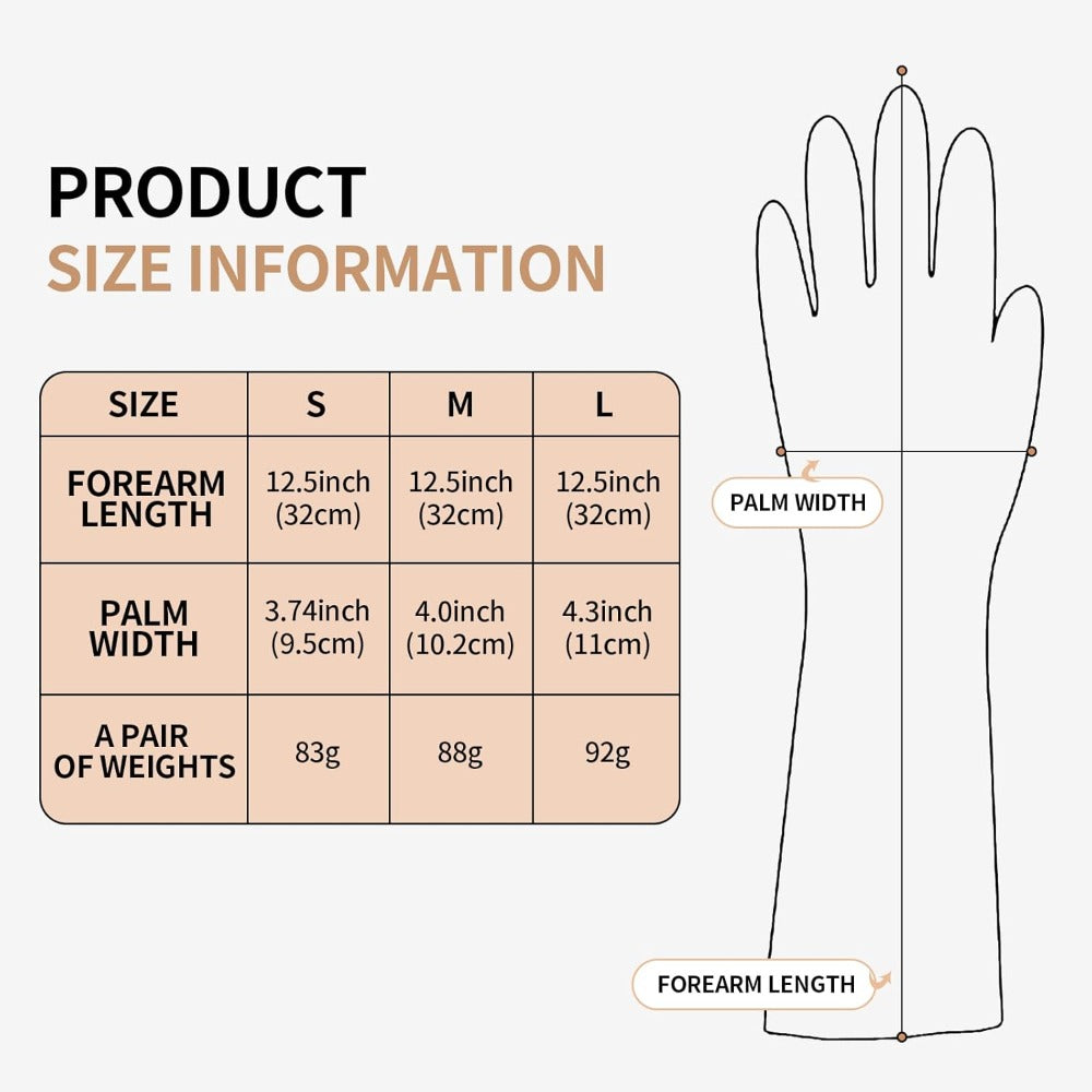 Dishwashing Rubber Gloves Reusable Kitchen Gloves 2Pairs Cleaning Gloves for Wa image 9