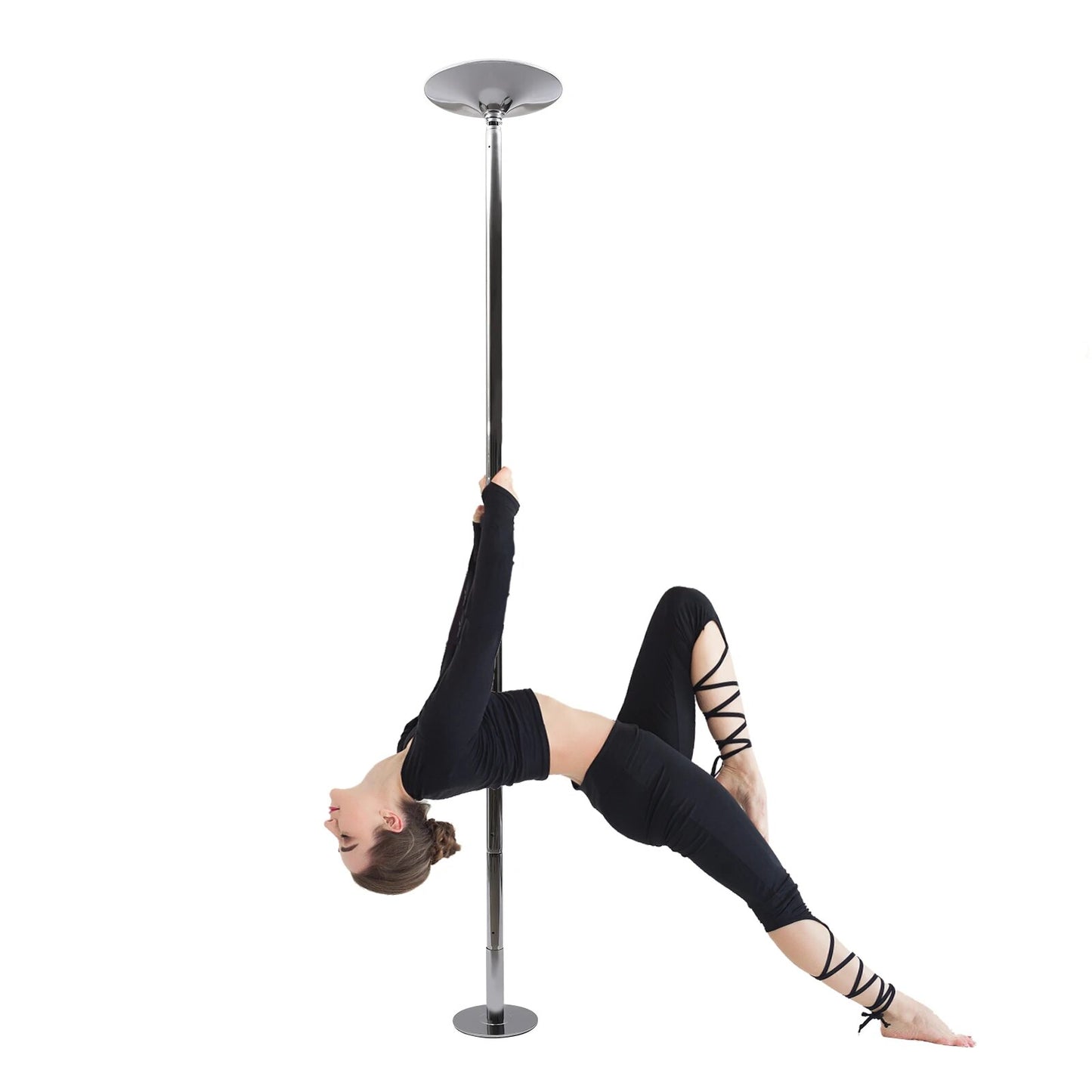 Portable Spinning Dance Pole Telescopic Removable Stripper, Fitness Pole, Heigh image 0