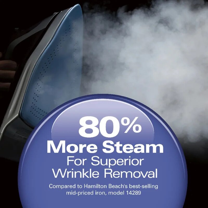 Digital Retractable Cord Iron, Model 19902R electric iron  clothing irons image 1