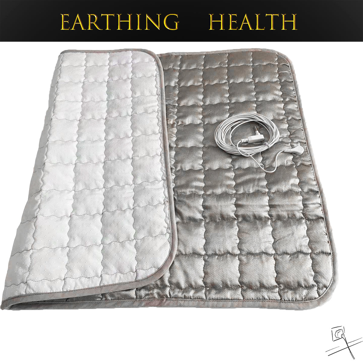 Grounded Pure Silver Sleep Pad Conductive Earthing Health Seat Mat Antibacteria