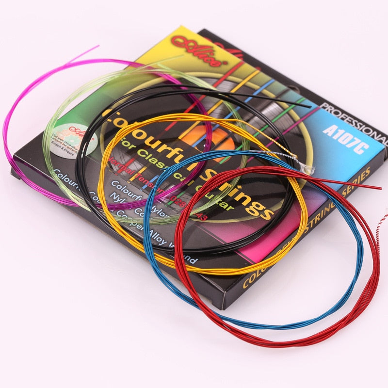A107C Colorful Classical Guitar Strings Colorful Nylon Colorful Coated Copper A image 3