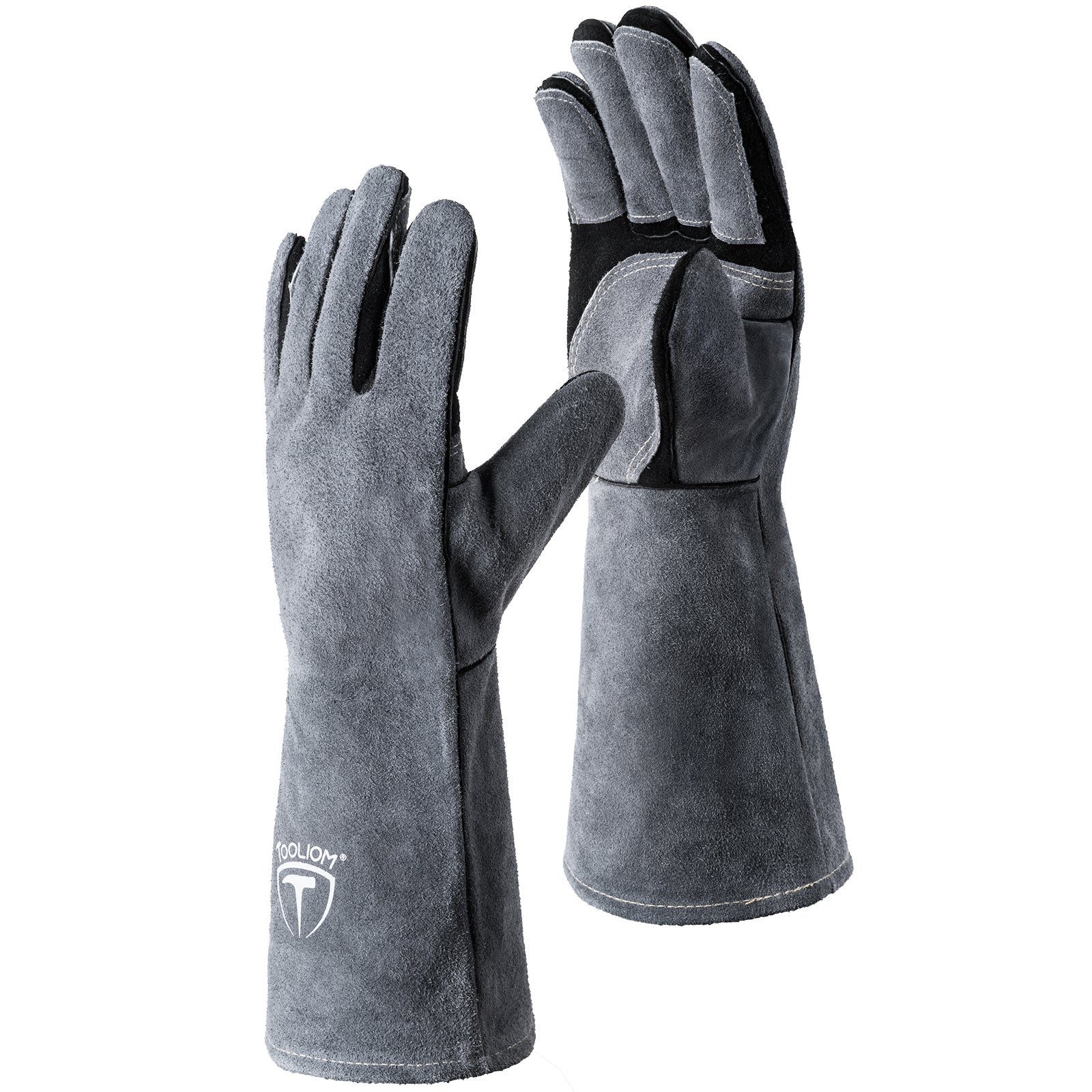 TOOLIOM 16 Inches 932„‰ Welding Gloves for MIG/Stick Welding Heat Fire Resistant image 1