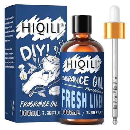 Fresh Linen Fragrance Oils,USA Essentials 100ML 100% Pure Perfume Oil For Aroma Diffuse image 1