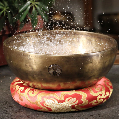 Pure Handmade Buddha Sound Bowl Planet Energy Buddha Sound Bowl Copper Chime Yo image 10