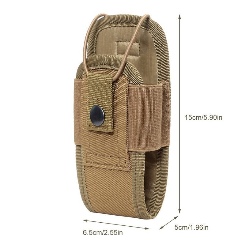 1000D Tactical Molle Radio Walkie Talkie Pouch Waist Bag Holder Pocket Portable image 9