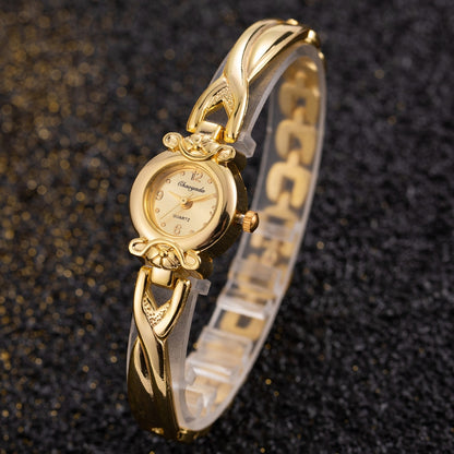 Simple Elegant Small Women's Watches Luxury Brand Gold Wrist Watches for Women  image 2