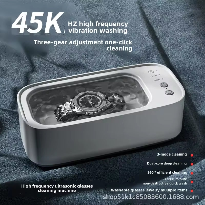 Portable Ultrasonic Cleaning Machine 45KHZ High Frequency Vibration Cleaner 360 image 7