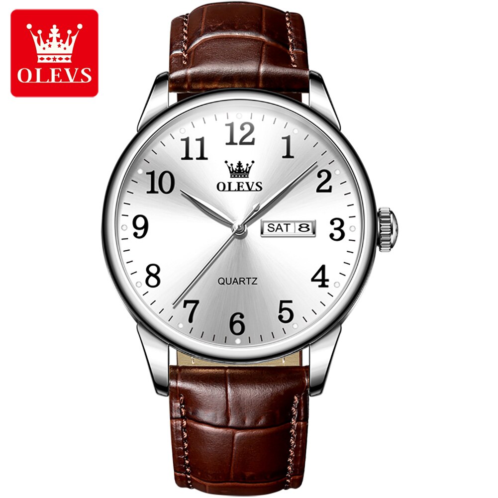 OLEVS New Fashion Watch For Men Top Brand Luxury Sport Waterproof Simple Ultra- image 3