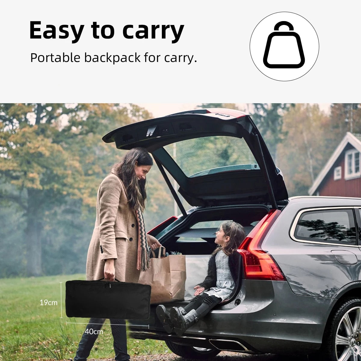 VEIDADZ Projector Screen With Stand Soft White Less Creases 60 84 100 120in Wit image 8