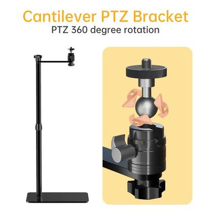 128cm/50Inch Floor Projector Support Stand Metal Holder Multi-angle Adjustable image 4