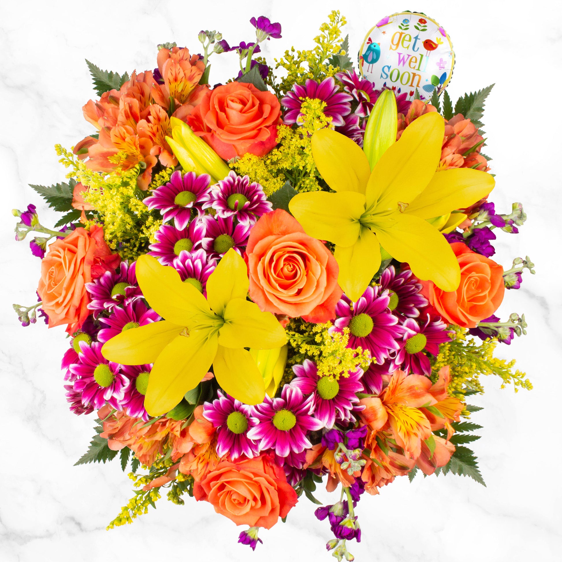 Get Well Wishes Floral Arrangement image 1