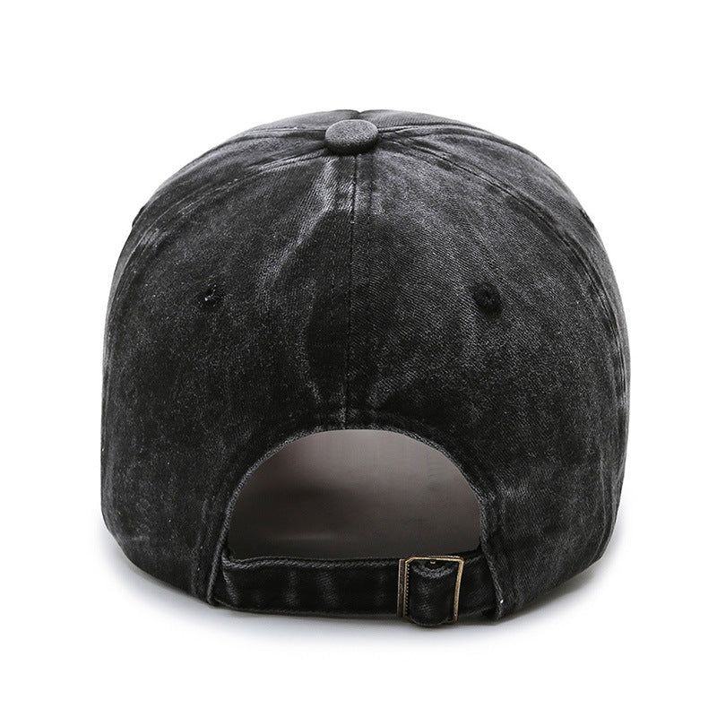 Korean Version Of The New Washed Letter Spring And Autumn Cap Men's And Women's image 4