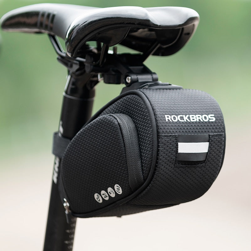 ROCKBROS Rainproof Bicycle Bag Shockproof Bike Saddle Bag For Refletive Rear La image 13