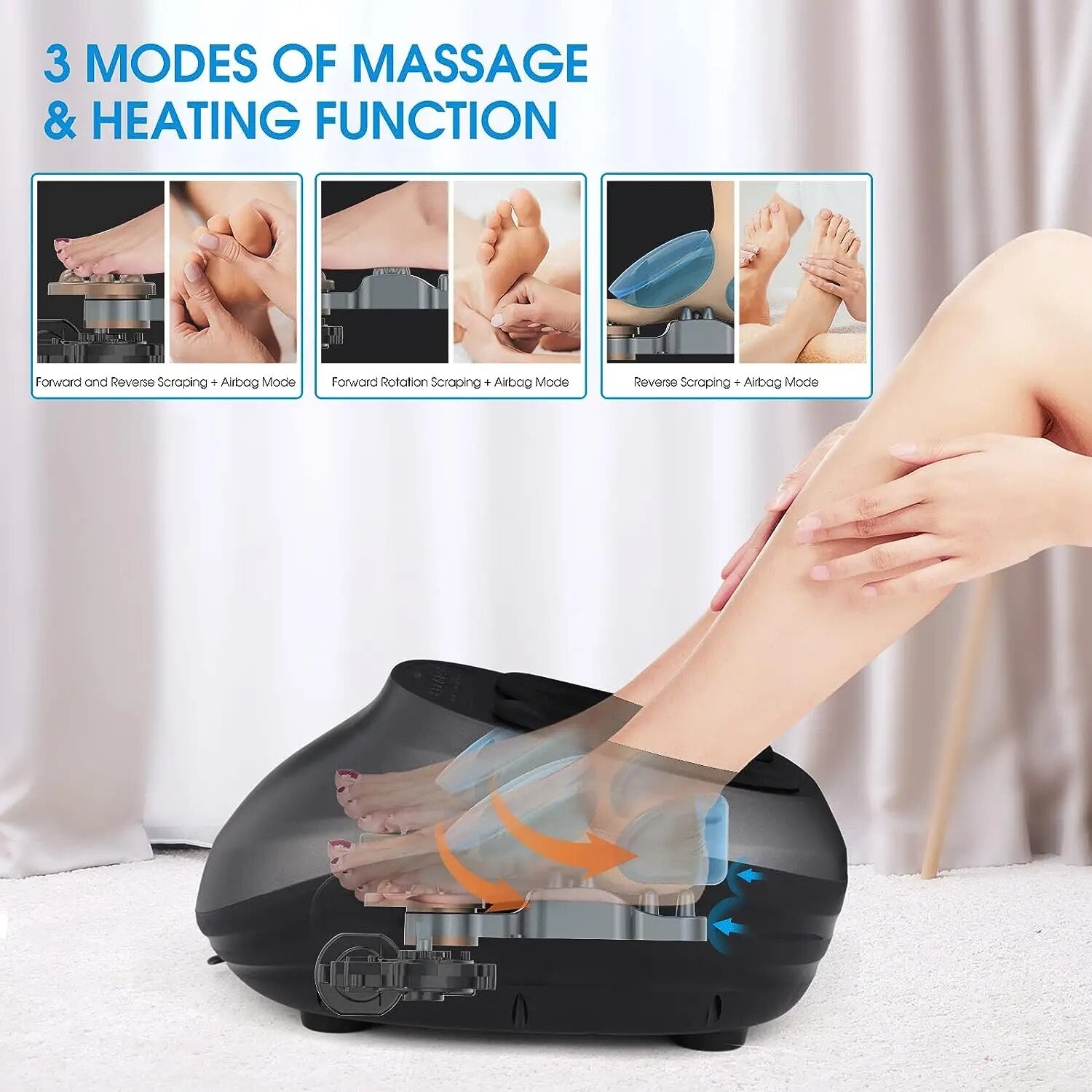 ft Massager Machine with Heat and Massage Gifts for Men and Women Shiatsu Dee image 2
