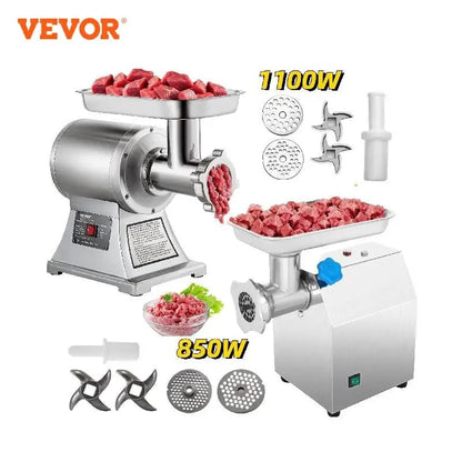 VEVOR 122 Kg/H 250 KG/H Electric Meat Mincer Chopper Heavy Duty Food Processors