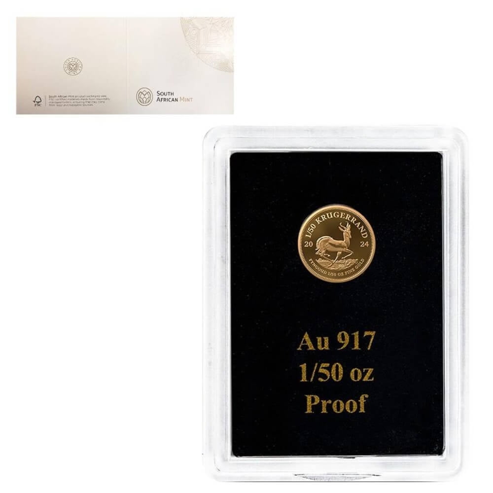 2024 South Africa 1/50 oz Proof Gold Krugerrand