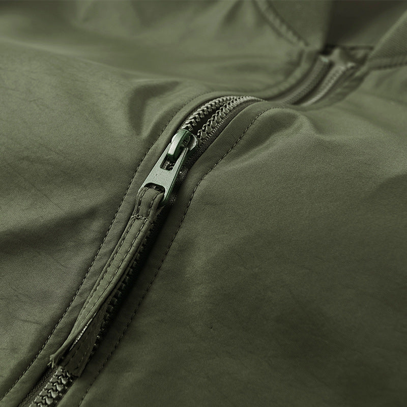 Oulylan  Men's Fashion Pilot Jacket Waterproof Military Tactical Jacket Long Sl image 4