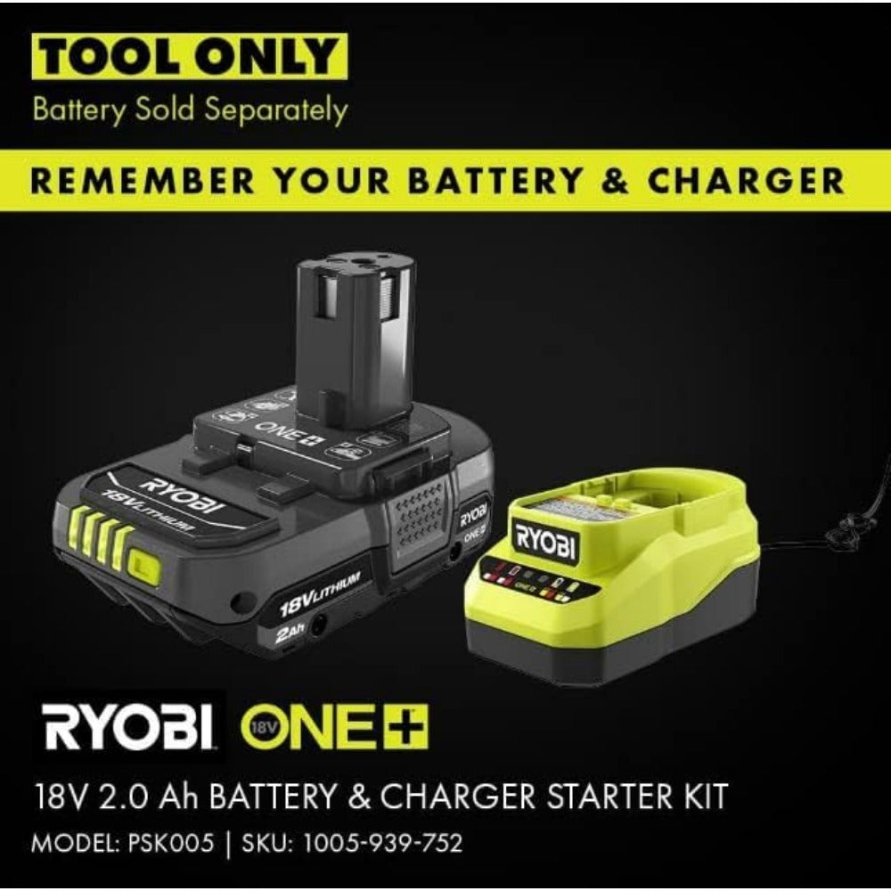 RYOBI ONE+ 18V Cordless 1/4 in. Impact Driver (Tool Only) Green image 1