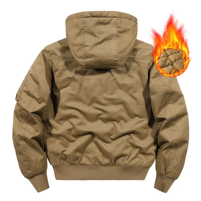 Parkas for Winter Men Hunting Jacket Brand Man Jacket Heating Mountaineering Ou image 6