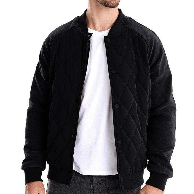 Men s Winter Coats Stylish Long Sleeve Button Up Thick Warm Casual Jackets with image 3